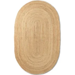 Ferm Living Eternal Jute Vloerkleed Ovaal 230x340 Naturel