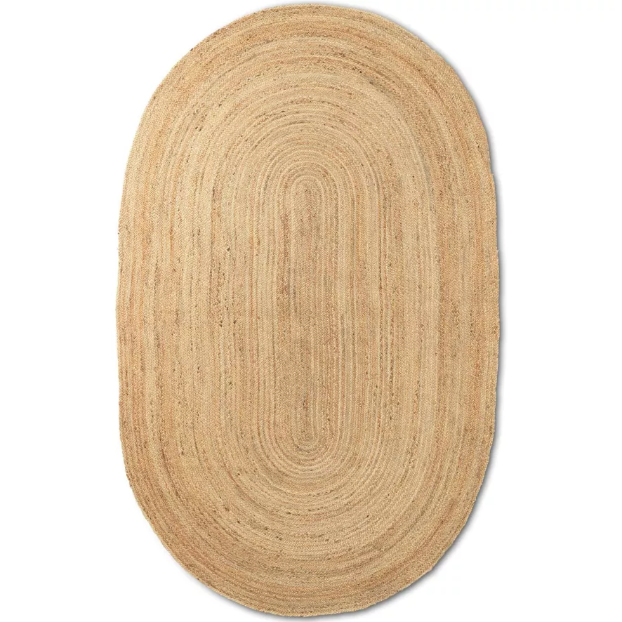 Ferm Living Eternal Jute Vloerkleed Ovaal 230x340 Naturel 1 Ferm Living Eternal Jute Vloerkleed Ovaal 230x340 Naturel