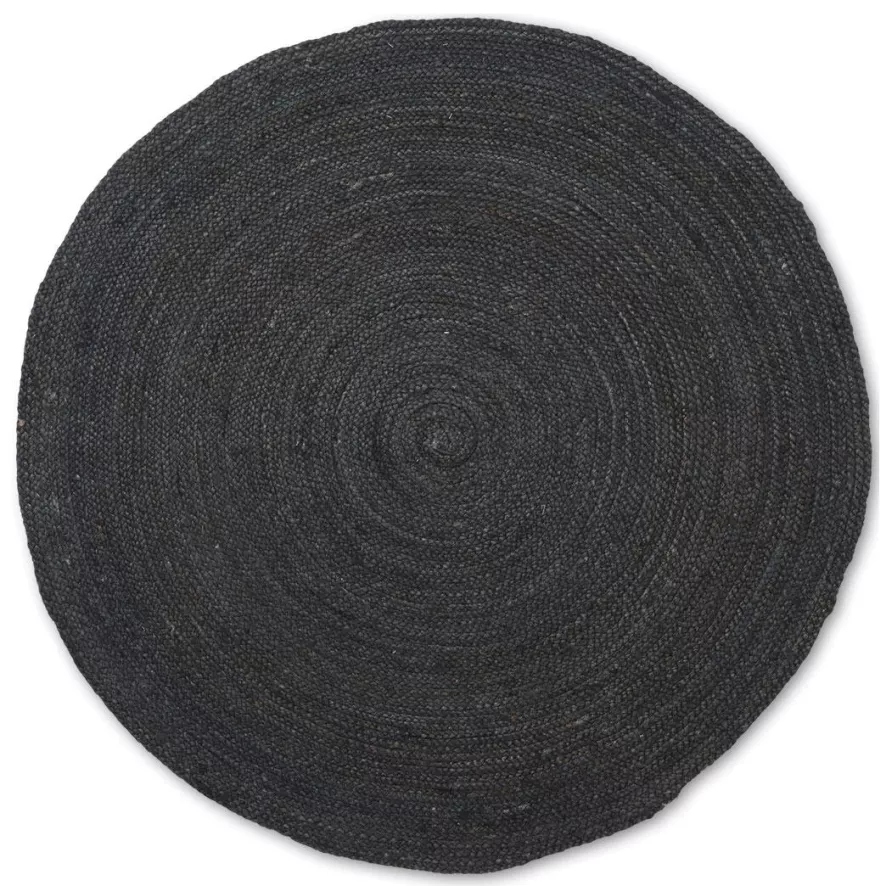 Ferm Living Eternal Jute Vloerkleed Ø240 Naturel 2 Ferm Living Eternal Jute Vloerkleed Ø240 Naturel - Afbeelding 2