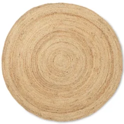 Ferm Living Eternal Jute Vloerkleed Ø240 Naturel