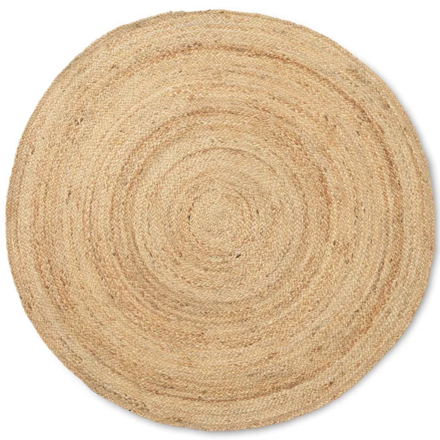 Ferm Living Eternal Jute Vloerkleed Ø240 Naturel 1 Ferm Living Eternal Jute Vloerkleed Ø240 Naturel