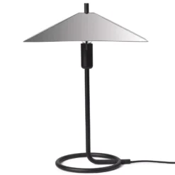 Ferm Living Filo Tafellamp Square Black/mirror Polished