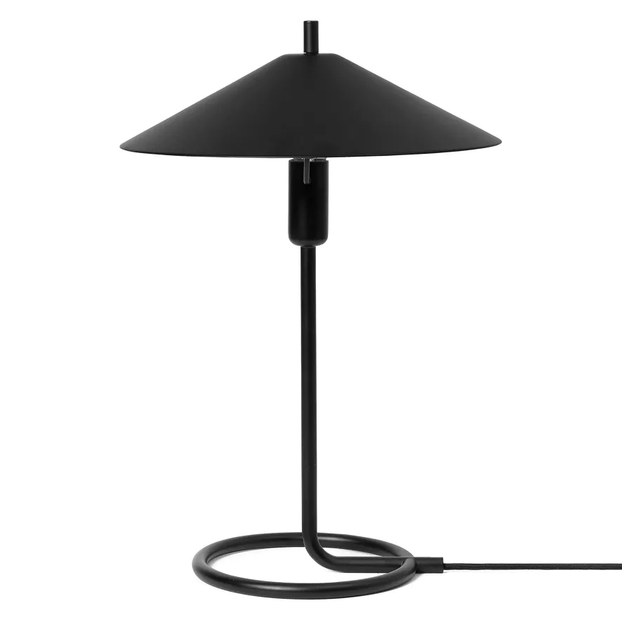 Ferm Living Filo Tafellamp Black/Black 1 Ferm Living Filo Tafellamp Black/Black