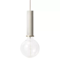 Ferm Living Socket Hanglamp High Lichtgrijs