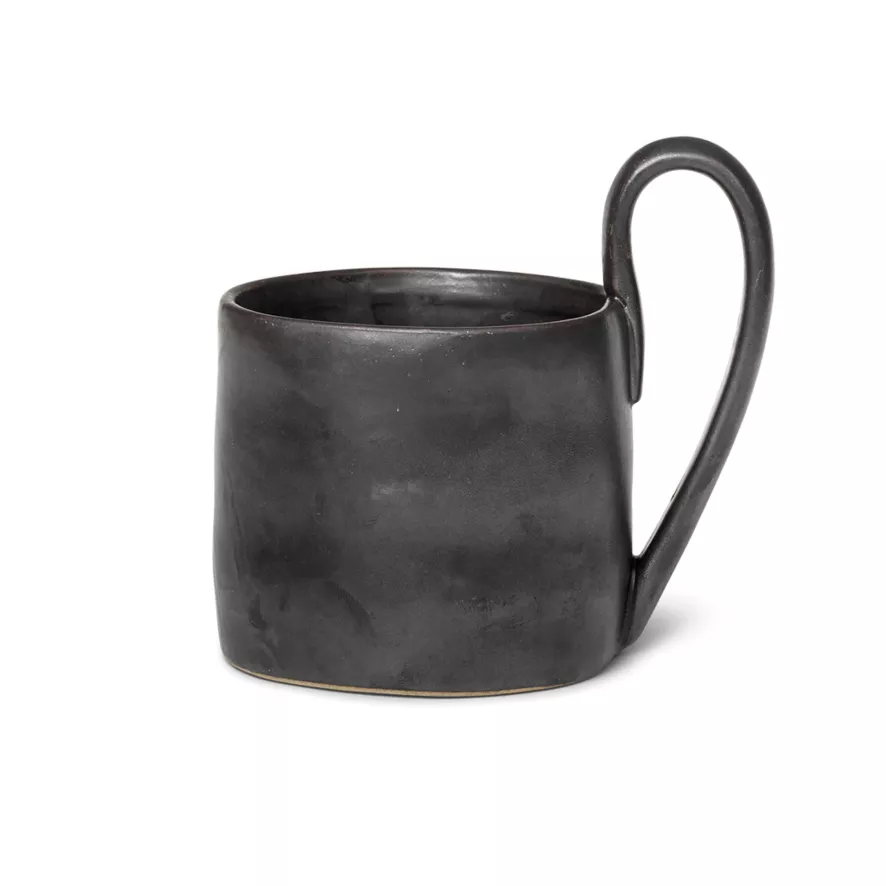 Ferm Living Flow Mok Black 2 Ferm Living Flow Mok Black - Afbeelding 2