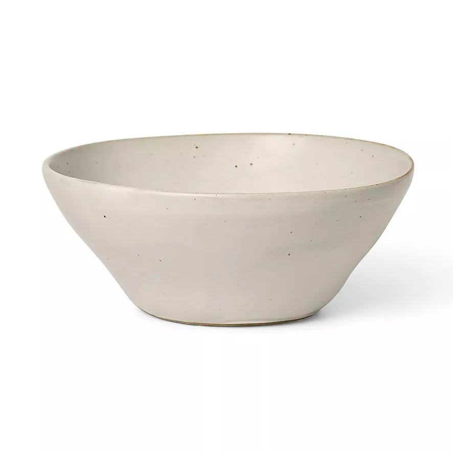 Ferm Living Flow Schaal Medium Ø14.5 Off-white Speckle 2 Ferm Living Flow Schaal Medium Ø14.5 Off-white Speckle - Afbeelding 2