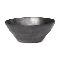 Ferm Living Flow Schaal Medium Ø14.5 Black