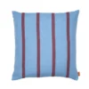 Ferm Living Grand Kussen 50x50 Faded Blue/Burgundy