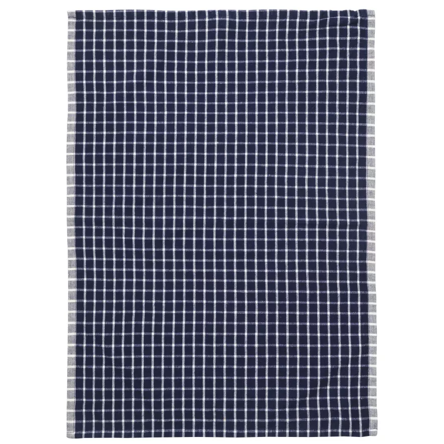 Ferm Living Hale Yarn-dyed Theedoek Sand/Black 2 Ferm Living Hale Yarn-dyed Theedoek Sand/Black - Afbeelding 2