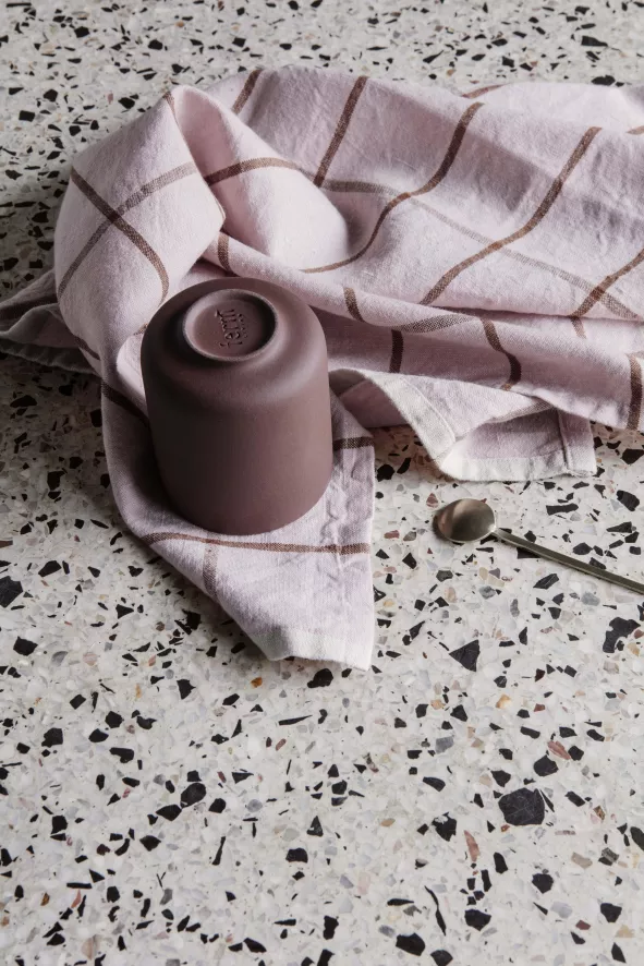 Ferm Living Hale Yarn-dyed Theedoek Olive/green 15 Ferm Living Hale Yarn-dyed Theedoek Olive/green - Afbeelding 15