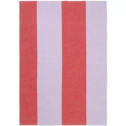 Ferm Living Hale Yarn-dyed Theedoek Red/Lilac