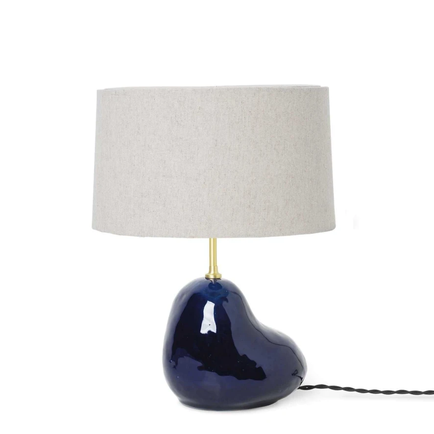 Ferm Living Hebe Tafellamp Small Blauw Met Naturel Kap 4 Ferm Living Hebe Tafellamp Small Blauw Met Naturel Kap - Afbeelding 4
