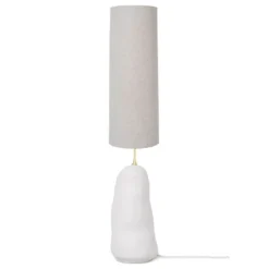 Ferm Living Hebe Vloerlamp Large Wit Met Naturel Kap