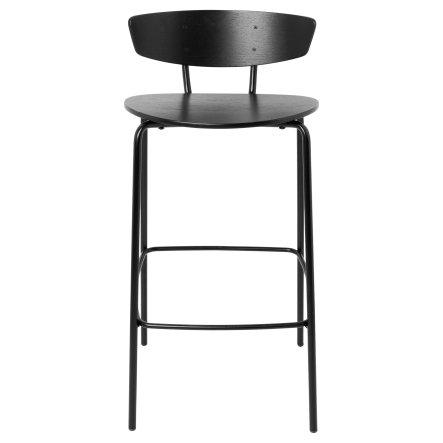Ferm Living Herman Barkruk 64cm Zwart 6 Ferm Living Herman Barkruk 64cm Zwart - Afbeelding 6