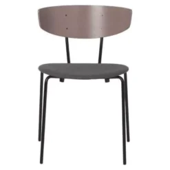 Ferm Living Herman Gestoffeerde Stoel Roze/grijs