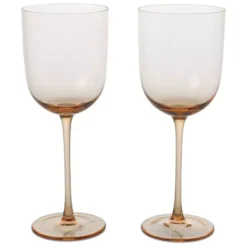 Ferm Living Host Rode Wijnglazen Set Van 2 Blush