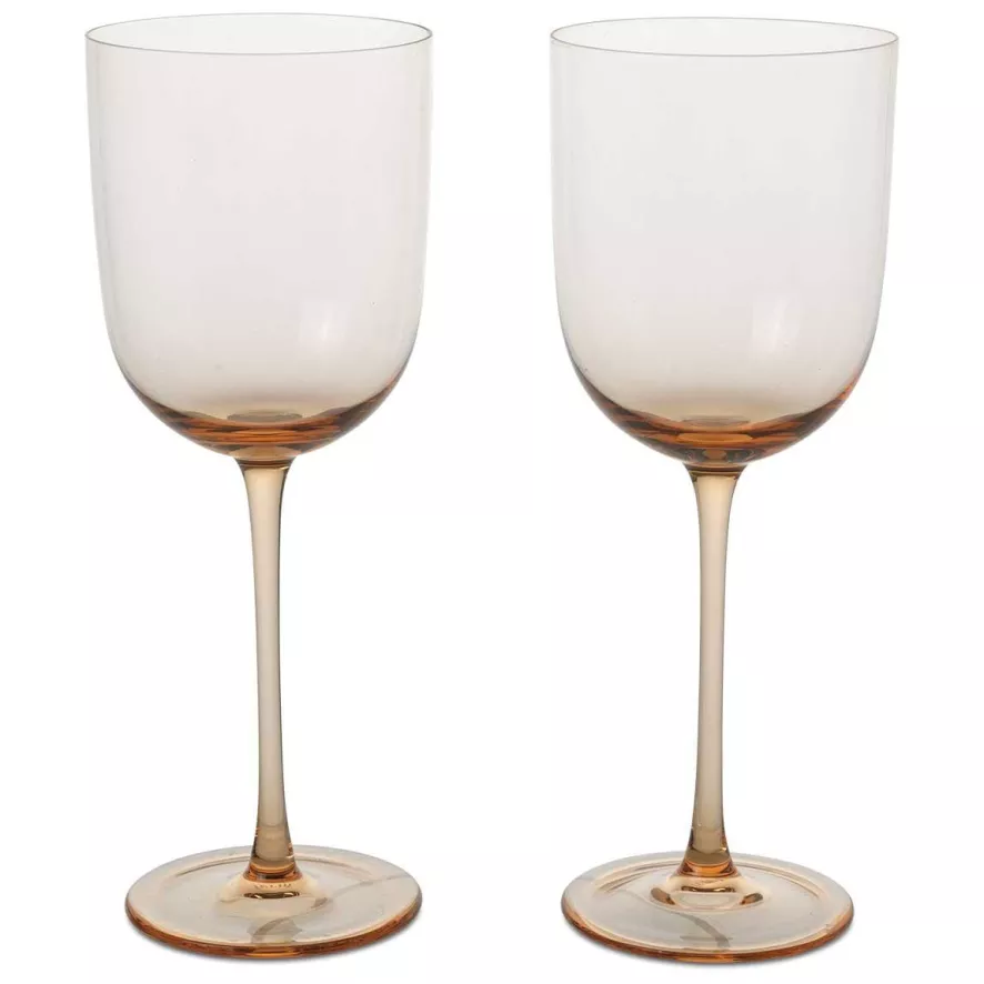 Ferm Living Host Rode Wijnglazen Set Van 2 Blush 1 Ferm Living Host Rode Wijnglazen Set Van 2 Blush
