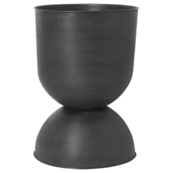 Ferm Living Hourglass Plantenbak Large Black