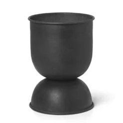 Ferm Living Hourglass Plantenbak Extra Small Black