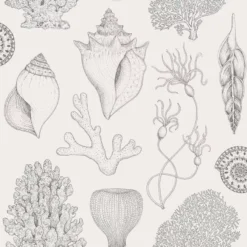 Ferm Living Katie Scott Shells Behang Off-White