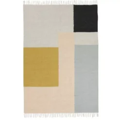 Ferm Living Kelim Vloerkleed Large 160x250 Squares