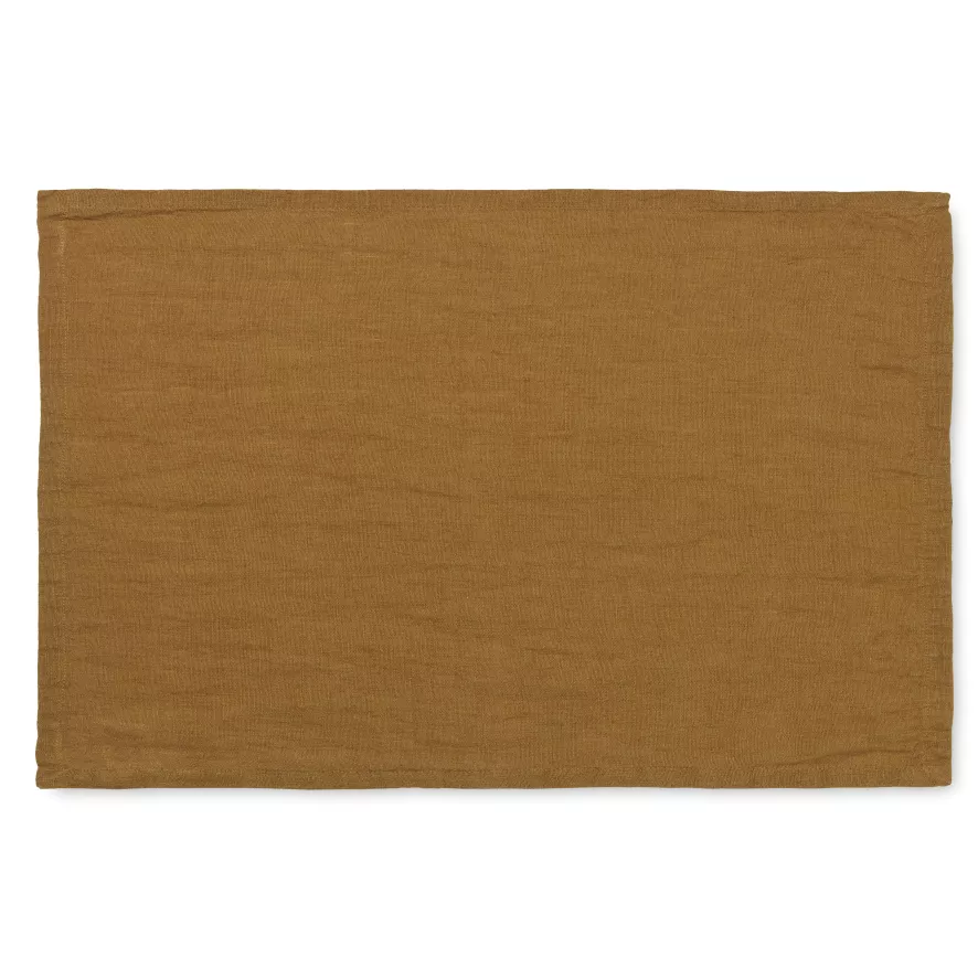 Ferm Living Linen Placemet Set Van 2 Cinnamon 1 Ferm Living Linen Placemet Set Van 2 Cinnamon