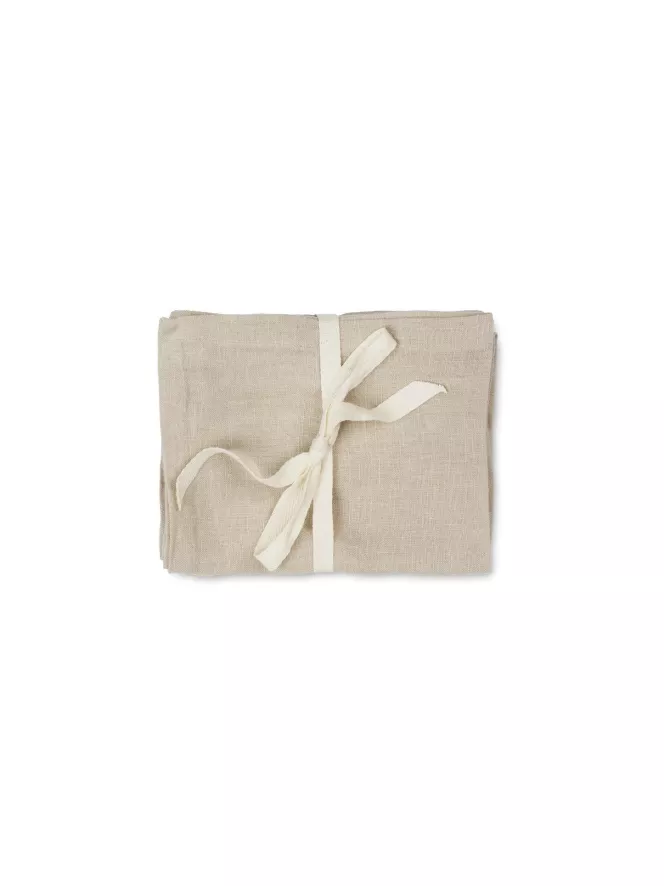 Ferm Living Linen Servet Set Van 2 Chocolate 3 Ferm Living Linen Servet Set Van 2 Chocolate - Afbeelding 3