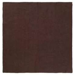 Ferm Living Linen Servet Set Van 2 Chocolate