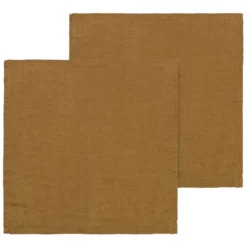 Ferm Living Linen Servet Set Van 2 Cinnamon