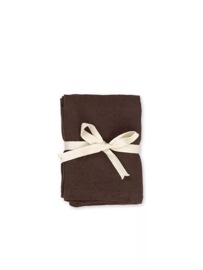 Ferm Living Linen Servet Set Van 2 Chocolate 10 Ferm Living Linen Servet Set Van 2 Chocolate - Afbeelding 10