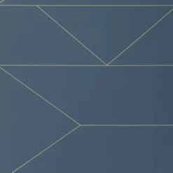 Ferm Living Lines Behang Donkerblauw