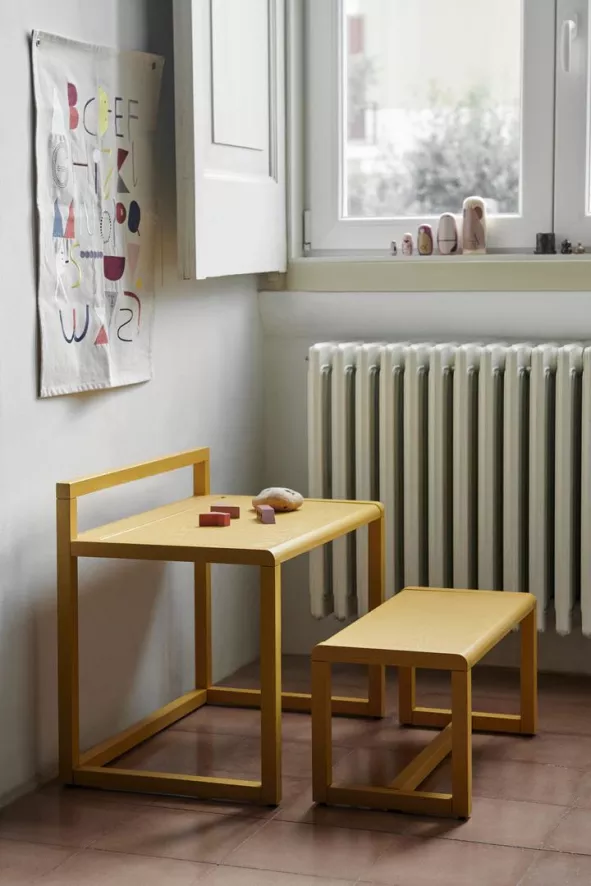 Ferm Living Little Architect Kinderbank Roze 12 Ferm Living Little Architect Kinderbank Roze - Afbeelding 12