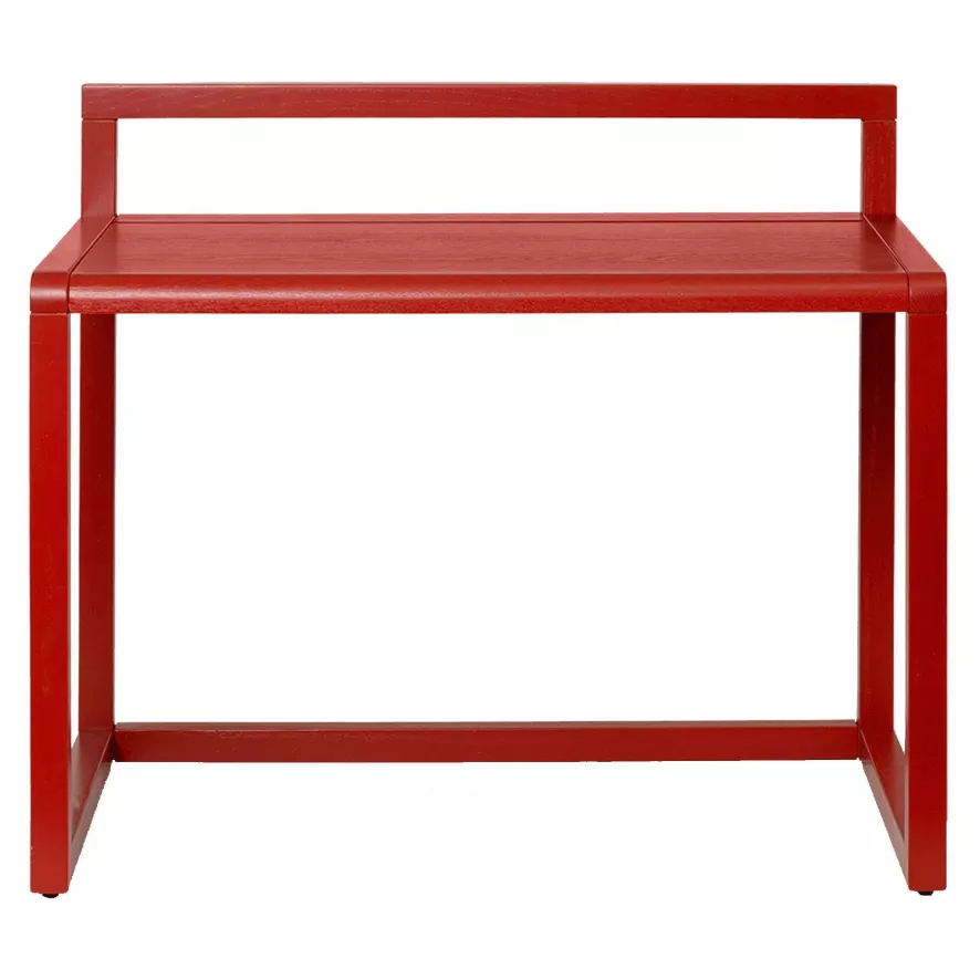 Ferm Living Little Architect Kinderbureau Poppy Red 1 Ferm Living Little Architect Kinderbureau Poppy Red