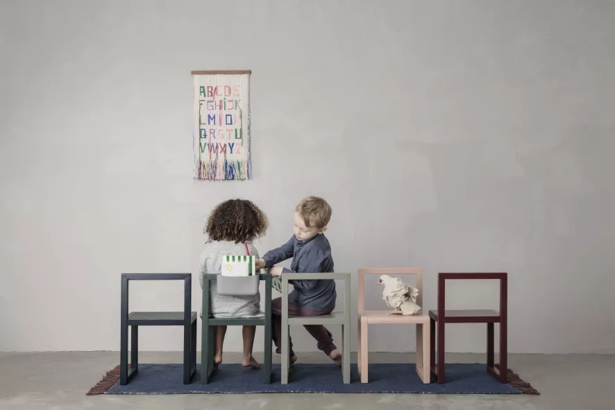 Ferm Living Little Architect Kinderstoel Grijs 4 Ferm Living Little Architect Kinderstoel Grijs - Afbeelding 4