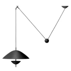Ferm Living Lod Hanglamp Ø50 Blackened Iron