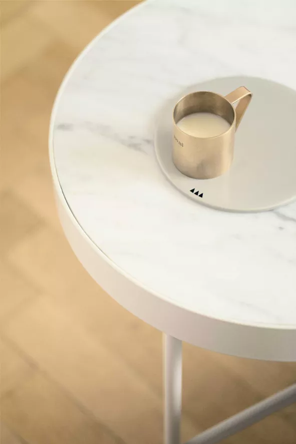 Ferm Living Marble Bijzettafel Medium 40 Bruin 2 Ferm Living Marble Bijzettafel Medium 40 Bruin - Afbeelding 2