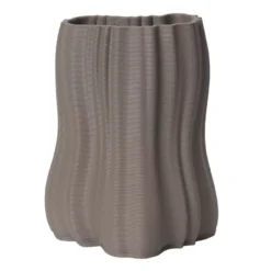 Ferm Living Moire Vaas H20 Antraciet