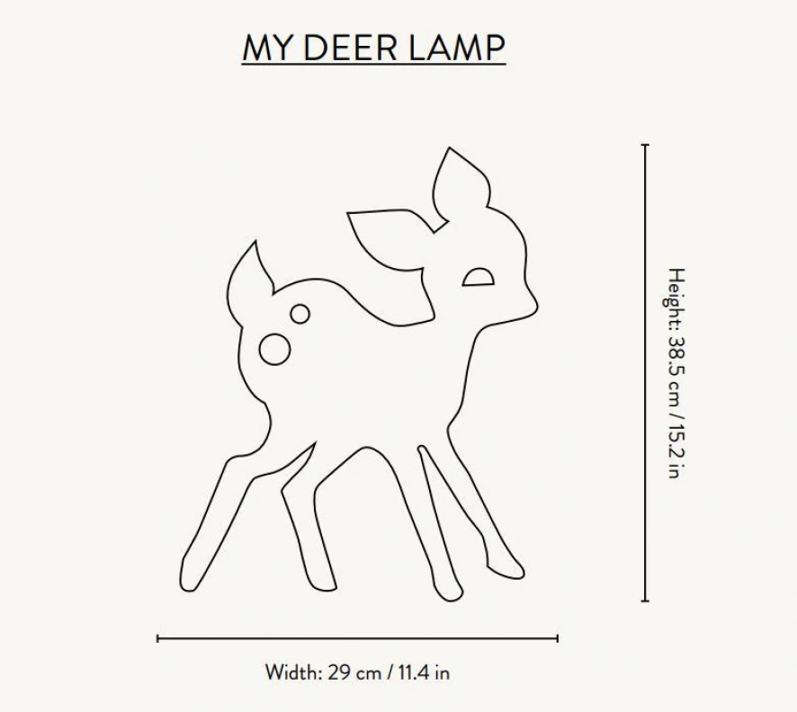 Ferm Living My Deer Wandlamp Oiled Oak 5 Ferm Living My Deer Wandlamp Oiled Oak - Afbeelding 5