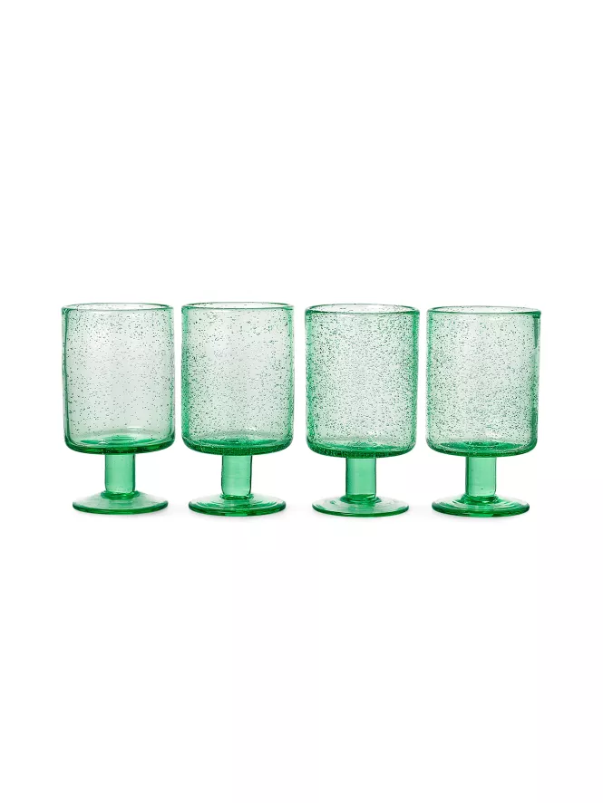 Ferm Living Oli Wijnglas Recycled Clear 2 Ferm Living Oli Wijnglas Recycled Clear - Afbeelding 2