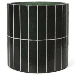 Ferm Living Pillar Bloempot Dark Ø40 Green
