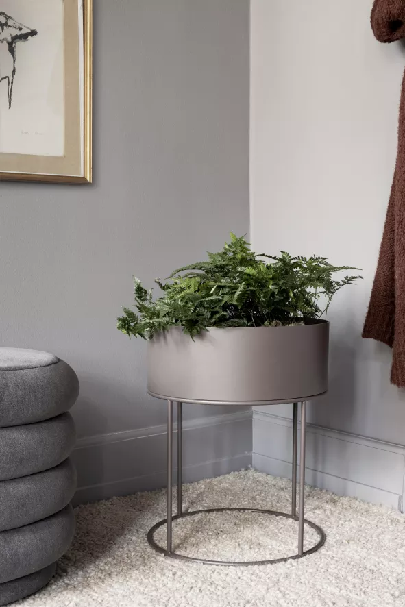 Ferm Living Plant Box Plantenbak Ø40 Cashmere 2 Ferm Living Plant Box Plantenbak Ø40 Cashmere - Afbeelding 2