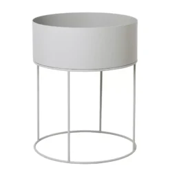 Ferm Living Plant Box Plantenbak Ø40 Lichtgrijs