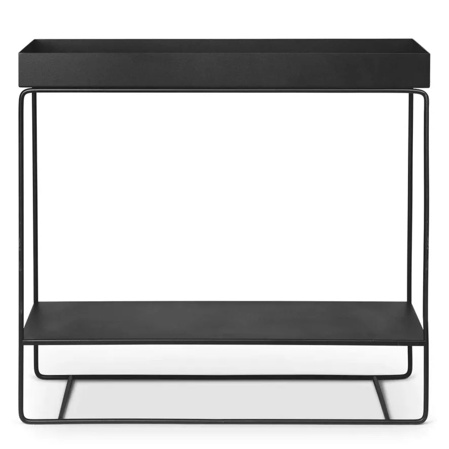 Ferm Living Plant Box Two Tier Plantenbak Zwart 1 Ferm Living Plant Box Two Tier Plantenbak Zwart
