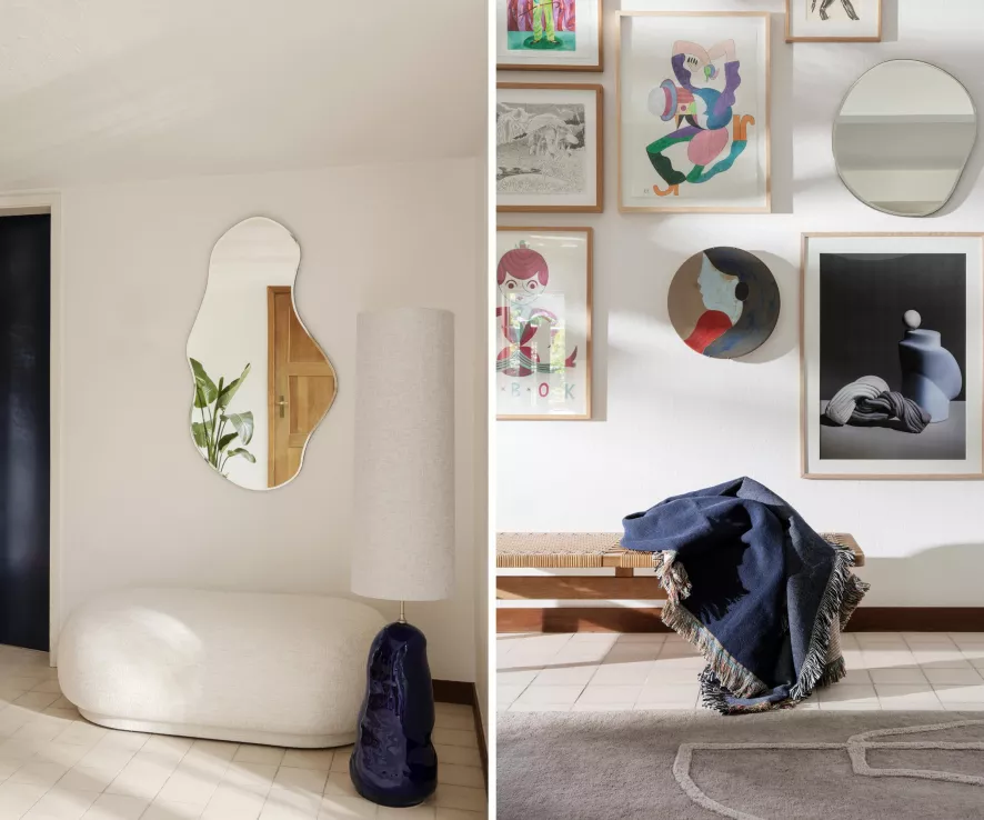 Ferm Living Pond Spiegel Organisch Large Brass 3 Ferm Living Pond Spiegel Organisch Large Brass - Afbeelding 3