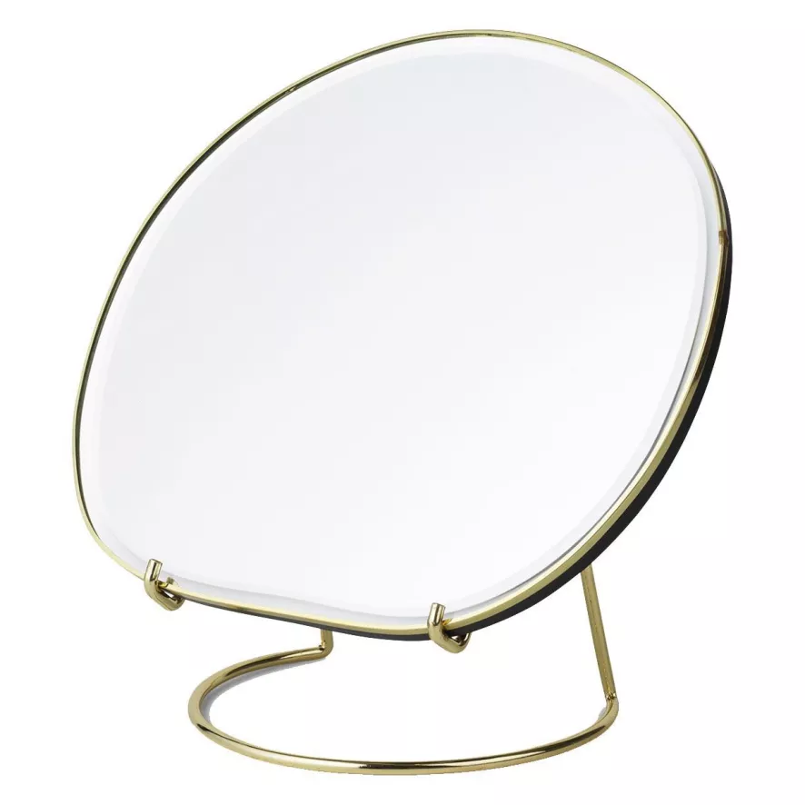 Ferm Living Pond Tafel Spiegel Brass 1 Ferm Living Pond Tafel Spiegel Brass