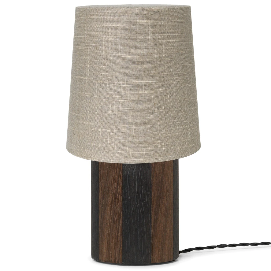 Ferm Living Post Eclipse Medium Tafellamp Lines Sand 1 Ferm Living Post Eclipse Medium Tafellamp Lines Sand