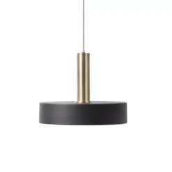 Ferm Living Record Black Hanglamp Groot Messing