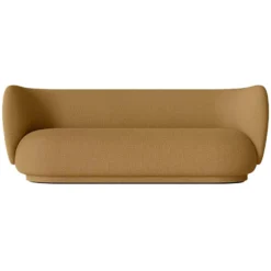 Ferm Living Rico Boucle 3-zits Bank Sugar Kelp Wool Boucle