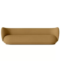 Ferm Living Rico Boucle 4-zits Bank Wool Sugar Kelp