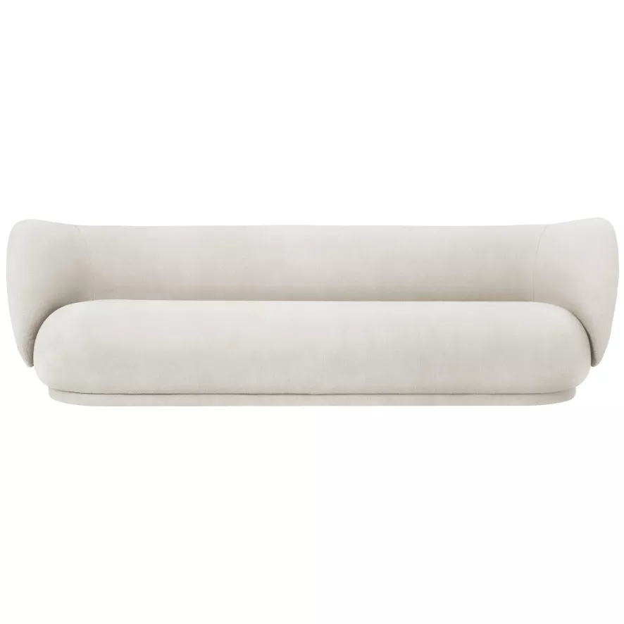 Ferm Living Rico Brushed 4- Zits Bank Off White 1 Ferm Living Rico Brushed 4- Zits Bank Off White
